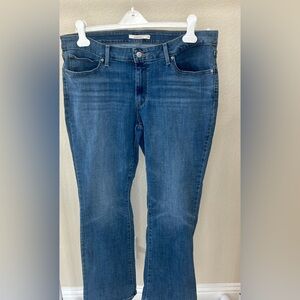 Stylish Blue Boot Cut Jeans for Women